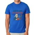 thumbnail image 2 of Men's Festive 4th of July T-Shirt "Let's Get Lit-erature" America Patriotic Graphic Print Funny Short-Sleeve Tee, 2 of 5