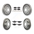 thumbnail image 1 of Transit Auto - Front Rear Coated Disc Brake Rotors And Semi-Metallic Pads Kit For 2022 Mazda 3 FWD Vehicles Manufactured In Mexico KGF-102939, 1 of 2