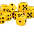 thumbnail image 4 of 50 dados opacos de seis caras con puntos, juego de 50 dados D6 para juegos de rol D&amp;D, 12 mm, 7 colores, 4 of 7