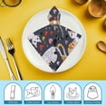 thumbnail image 6 of WYYP Cute Cat Cloth Napkins Polyester Gift for Mother's Day Home Decor 4 PCS, 6 of 7