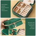 thumbnail image 6 of Casegrace Travel Portable Jewelry Box for Women Girl Velvet Jewellery Gift Case Earrings Ring Necklace Jewelry Storage Organizer, 6 of 8