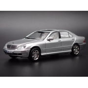 Open Box 1998-2005 MERCEDES BENZ S CLASS SILVER 164 SCALE COLLECTIBLE DIECAST MODEL CAR