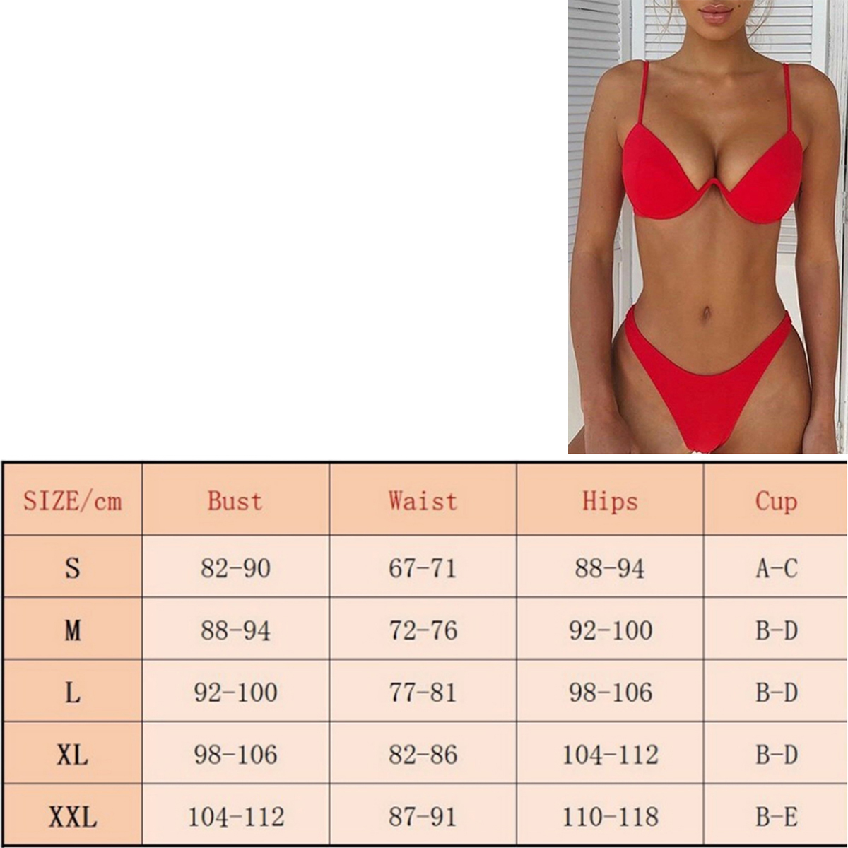 Hopiumy Womens Bandage Push-up Padded Bikini Set Swimwear Swimsuit Bathing Suit Lot - image 2 of 5