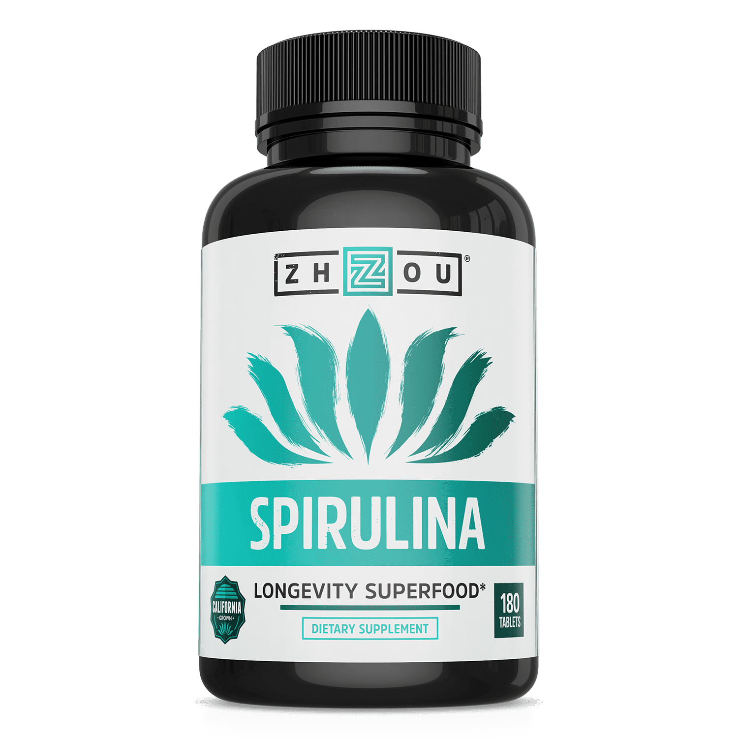 Zhou Nutrition Spirulina Tablets Tablet, 180 Ct