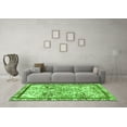 thumbnail image 3 of Ahgly Company Indoor Square Abstract Green Modern Area Rugs, 4' Square, 3 of 4
