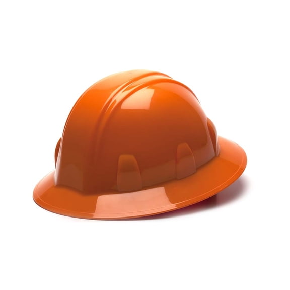 Orange-Full Brim 6 Pt Ratchet Suspension