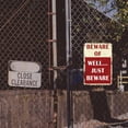 thumbnail image 4 of Funny Metal Tin Signs Man Cave Bar Basement Garage Poster Wall Art Decor Beware of Well Just Beware Vintage Metal Aluminum Sign, 4 of 5