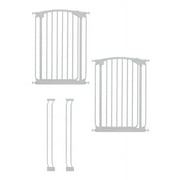 Dreambaby® White Chelsea Tall 28"-35", 2 Baby Gates & Extensions