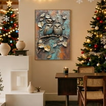 Iron Sheet Wall Art Waterproof Sunburn Resistant Metal Hanging Decor Retro Home Decoration Artistic Wall Display