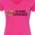 thumbnail image 4 of Inktastic Memphis, Tennessee- Mockingbird Women's V-Neck T-Shirt, 4 of 5