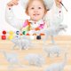 thumbnail image 3 of Gwong Juguete Dinosaurio Lifelike Craft Craft Plastic DIY Graffiti Dinosaur Modelo para niños Gwong 30009977, 3 of 6
