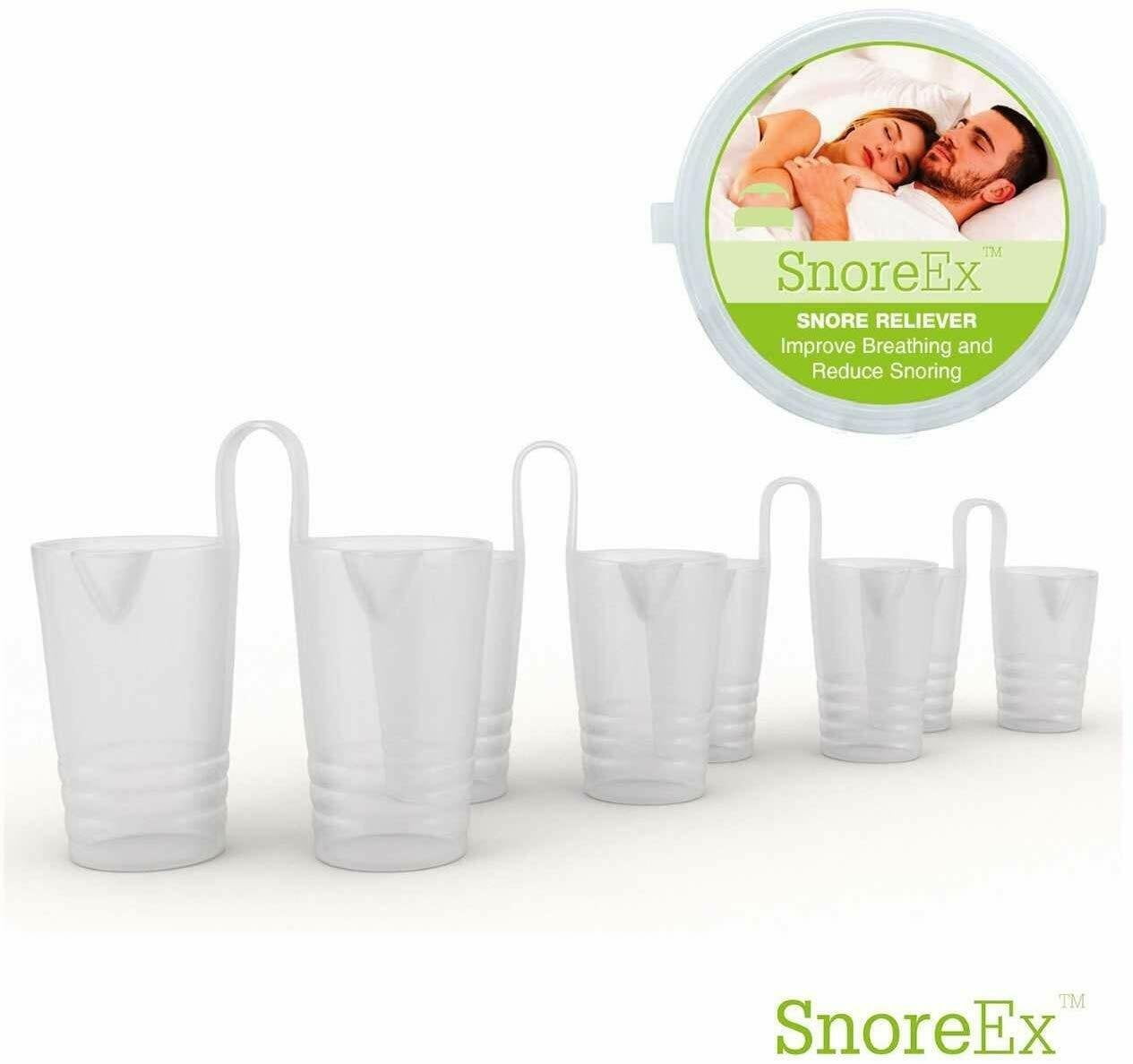 SnoreEx Anti Snoring Nose Vents Stop Snoring Instantly Set of 4 Sizes