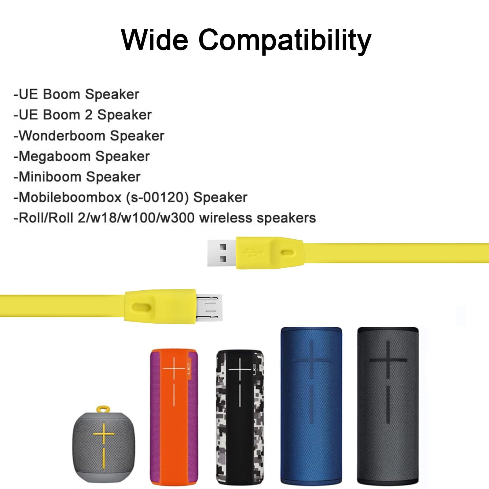 Charging Cable Ue Boom Replacement Speaker Replacement UE - Main Image