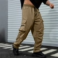 thumbnail image 2 of Simua Men's Textured Cargo Jogger Pants with Side Pockets - Modern Tapered Leg Design with Elastic Ankle Cuffs for Casual Wear (S-XXXL), 2 of 8