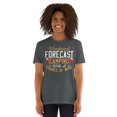 thumbnail image 2 of Weekend Forecast Camping with a Chance of Wine - Funny Camp Short-Sleeve Unisex T-Shirt (Dark Heather, M), 2 of 4