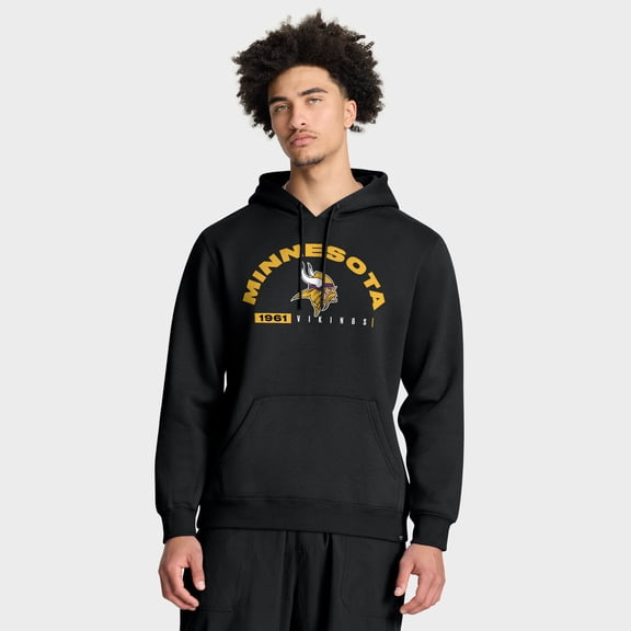 Men's Fanatics Black Minnesota Vikings Delay of Game Legacy Pullover Hoodie