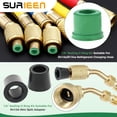 thumbnail image 3 of R410A/R134A Rubber Gasket, A/C 1/4" Charging Hose Gasket Sealing O Ring Kit, Air Conditioning Refrigeration Charging Hose O Ring Kit with Valve Core Remover (101PCS), 3 of 5