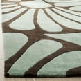 thumbnail image 5 of SAFAVIEH Modern Art Teague Abstract Polyester Area Rug, Brown/Blue, 9' x 12', 5 of 8