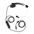 thumbnail image 4 of Business Headset ENC active noise reduction single ear volume adjustable mute control phone headset, 4 of 5
