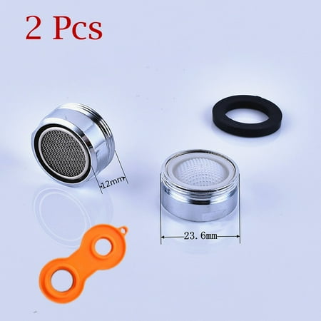 

YaSaLy 2pc Save Water Aerator Faucet Bubbler Spout Net Prevent The Splash Faucet parts