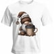thumbnail image 1 of Camisetas casuales de manga corta con diseño de gnomo y tazas de café para hombre., 1 of 8