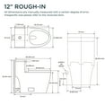 thumbnail image 6 of WM-91003 17" Comfort Height Dual-Flush Toilet Modern Elongated One-Piece Toilet for Floor Mounted Glazed Surface (Seat Included), 6 of 13