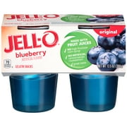Jell-O Ready to Eat Berry Blue Gelatin Snacks 13.5 oz Sleeve (4 Cups)