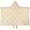 Beige Sun Moon, variant on Black White Cat Snake Book Moon Star Pattern Hooded Bath Towel,50"x30" for Ages 3 To 12 Kids, Quick Dry Lightweight Soft Microfiber Hood Beach Towel Cover Up for Kids