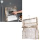 thumbnail image 4 of Bolsas Transparentes Para Colgar En La Pared, Bolsa De Cosméticos Transparente Para Colgar En El Baño, Pantalla Táctil Impermeable De PVC Para Ropa Interior Para El Hogar ANGGREK Bathroom Waterproof Storage Bag, 4 of 8