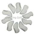 thumbnail image 2 of Golf Club Head Cover Simple Sand Wedge transparent Irons Covers Protector Golf Iron Head Headcover Golf Accessories 10pcs Red, 2 of 5