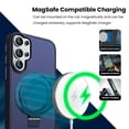 thumbnail image 5 of Entronix Magnetic Case for Galaxy S26 Ultra, Frosted Matte Back with Kickstand Slim Fit Cover, Navy Blue, 5 of 6