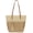 Straw Beige, variant on Straw Tote Beach Bags for Women 2026 Summer Vacation Zipper Woven Bag with Leak-Proof Lining Boho Shoulder Purse