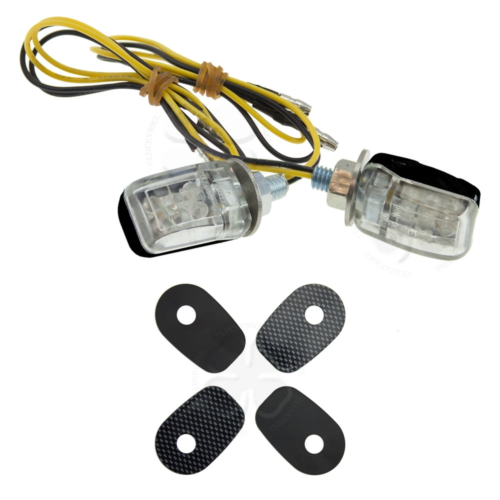Iroquois LED Turn Signal & Adapter Plate Kit Kawasaki Ninja ZX Yamaha