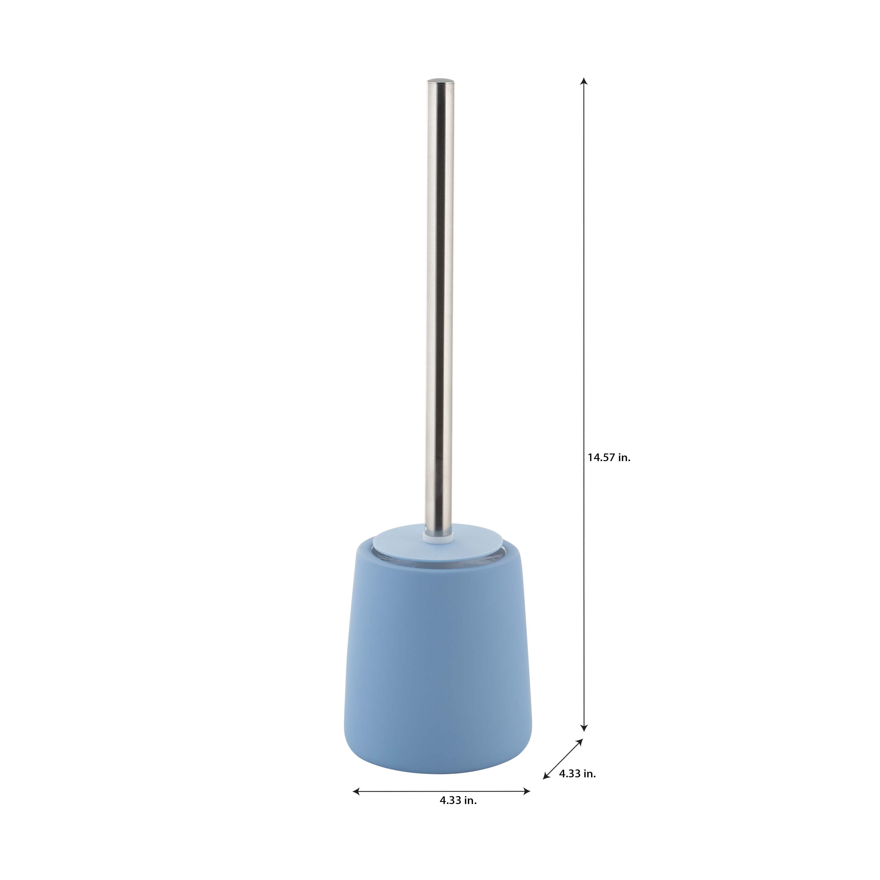 ELLE Paris Lisse Wide Bowl Toilet Brush in French Blue