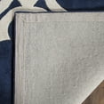 thumbnail image 4 of SAFAVIEH Chatham Karina Geometric Wool Area Rug, Dark Blue/Ivory, 6' x 9', 4 of 8