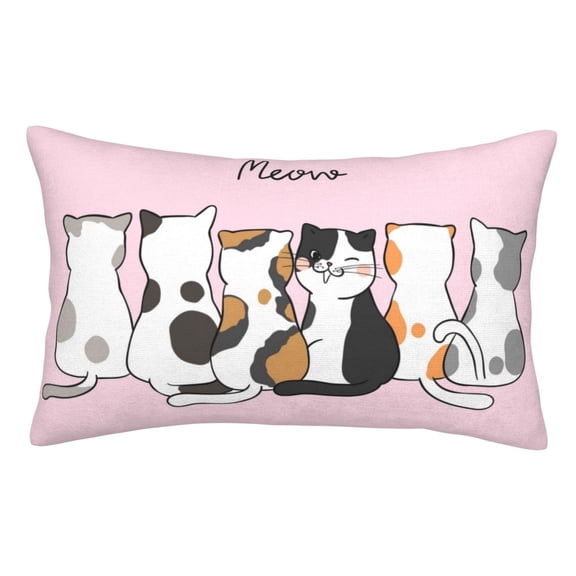 Vsdgher Cute Cats Print Pillow Cases -Iconic Collection Pillowcases -Extra Soft, Not easy to deform,not pilling Export quality