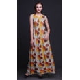 thumbnail image 2 of Bimba Floral Printed Front Slit Sleeveless Summer Spring Long Women BeachÂ&nbsp;Dress-XXX-Large, 2 of 5