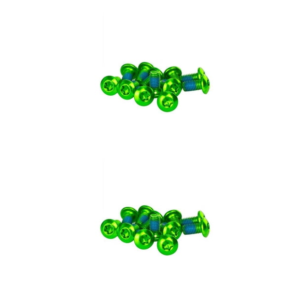 Freno de bicicleta T25 Tornillo 12 piezas Greeniant Verde