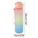 thumbnail image 3 of Botellas de agua de 1 litro, botella de agua grande con pajita, botella de agua de viaje con marcador de tiempo, botella de agua deportiva motivacional (rosa), 3 of 5