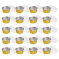 thumbnail image 1 of TIMIFIS Moules en Papier D\'aluminium Jetables pour Cuisson, Chauffage, Rangement, Préparation des Aliments, Doublures Réutilisables pour Friteuse à Air Chaud, Cupcakes, Coupes à Pudding pour Mariage, Noël, Cuisine, Fête, Fournitures des Fêtes, 1 of 1