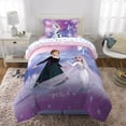thumbnail image 2 of Disney Frozen Kids 2-Piece Twin/Full Comforter Set, Reversible, Microfiber, 2 of 11
