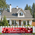 thumbnail image 6 of LUUFILx Valentine's Day Romantic Background Banner Backdrop for Party Decoration Event Decor Love Photography Props Gift Display Background, 6 of 7
