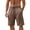 (Casual 185)Coffee, variant on Mens Big & Tall Shorts Summer Breeches Solid Color Fashion Casual Sports Outdoor Quickdrying Short Pants Plus Size