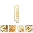 thumbnail image 1 of IDEANATEGRATE 1Ud Tirador Decorativo Dorado Para Cajones En Metal Estilo Vintage Retro, 1 of 8