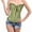 Green, variant on Women's Bustier Corset Top Waist Trainer Sexy Lingerie Sets Waist Cincher Steampunk Gothic Corsets with G-string