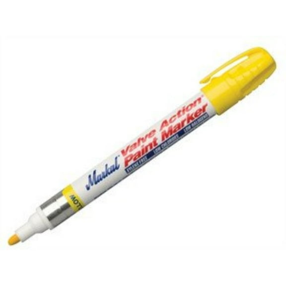 markal 96821 yellow valve action paint marker