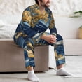 thumbnail image 7 of Picia Golden Fantasy Landscape Pattern Men’s Long-Sleeve Sleepwear Set - Soft 2-Piece Loungewear with Pockets, Comfy PJs for Relaxing Nights-XX-Large, 7 of 7