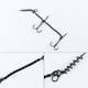 thumbnail image 3 of Naiovety Aparejo Belly Bar Heavy Stinger para lucios, resistente y con forma de sacacorchos, que incluye sardinas grandes y reduce el espacio Pescar 3 piezas, 3 of 6