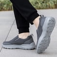 thumbnail image 6 of NOKIO Men's S𝗅ip On Sneakers Lightweight Breathable Walking Shoes Comfortable Casual L𝗈afers Non-S𝗅ip Durab𝗅e Outdoor Sport Shoes Wide Width Soft Sole Shoes for Back to College, 6 of 9