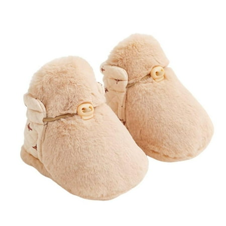 

Firxreer Cotton Baby Booties | Lightweight Non-Slip Baby Girl Boy Slippers | Indoor Infant Cotton Shoes House Shoes Toddler Booties For Infant Toddlers